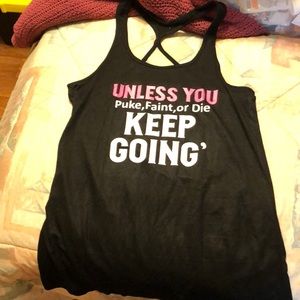 Cute women’s workout tank! Brand new, never worn.